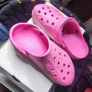Pink Crocs